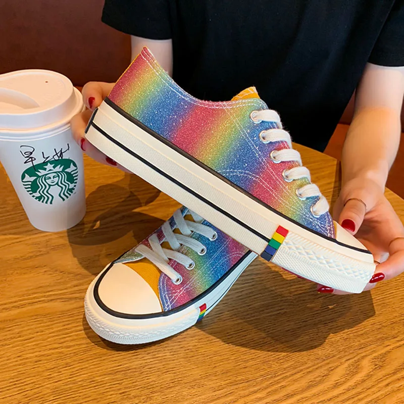 Парусиновая обувь с ручной росписью на заказ женские модные повседневные