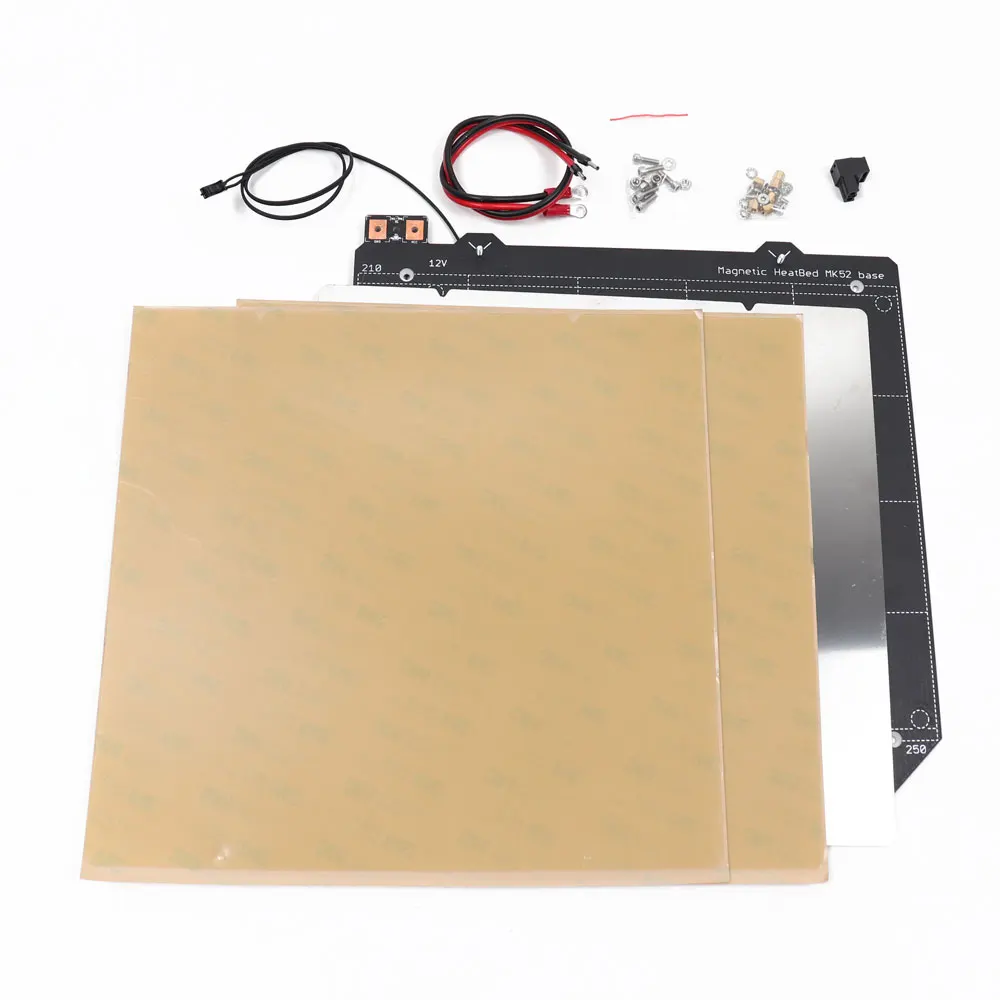 12V Prusa i3 mk2/mk2s Модернизированный mk2.5 PCB кровать с подогревом на магнитах лист из 2
