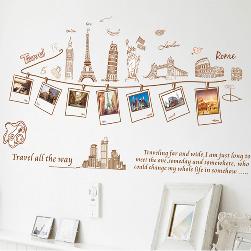 DIY фоторамка наклейка для гостиной dDecoration дома виниловая декоративный диван фон