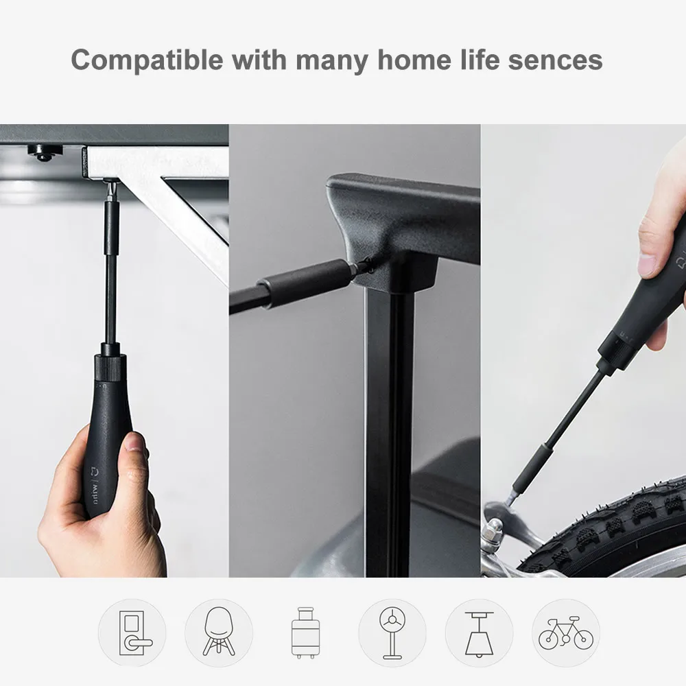 Xiaomi Mijia Wiha Набор отверток прецизионные магнитные биты 8 в 1 ежедневное использование DIY отвертка инструменты для ремонта умный дом
