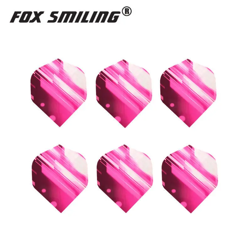 Fox Smiling 6 шт. 2BA 35 мм нейлон Дротика валы с 6 шт. Дротика s полеты красочные аксессуары для игры в Дартс