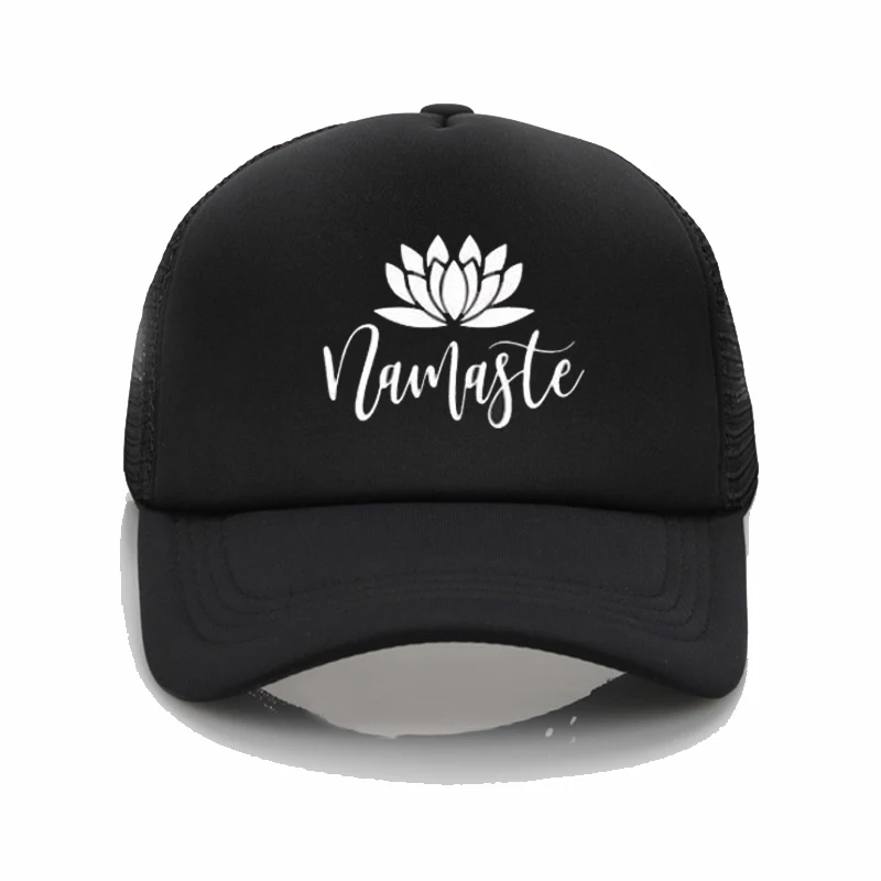 

Модные шапки NAMASTE, бейсболка с принтом, Спортивная Кепка, солнцезащитная Кепка, кепка в стиле хип-хоп, Регулируемая Кепка унисекс
