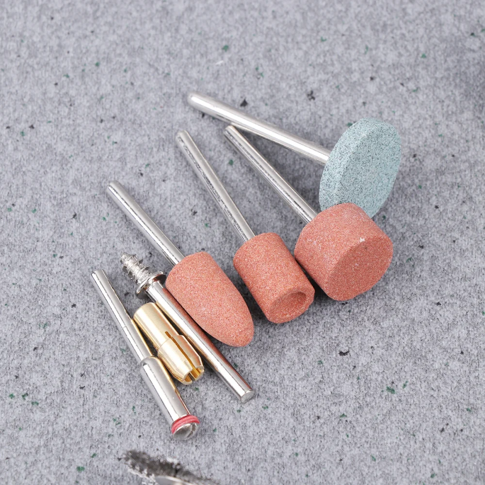 

343Pcs in 1 Set Handle Electric Grinding Accessories Wood Carving Practical Grindering Polishing Suit Polishing Double Grinding