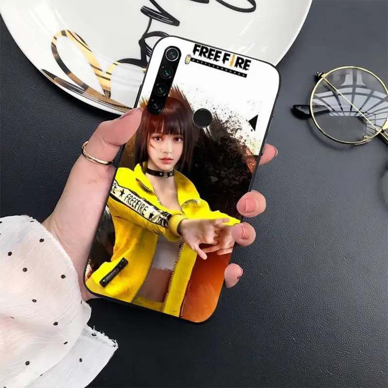 

Free Fire Game Phone Case For Xiaomi Redmi Note 4 X 5 6 7 8 pro 6A