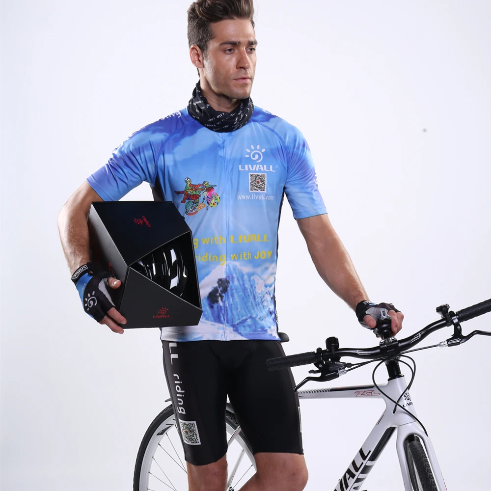 2020 г. комплект велосипедных Джерси LIVALL для мужчин и женщин дышащая одежда горных