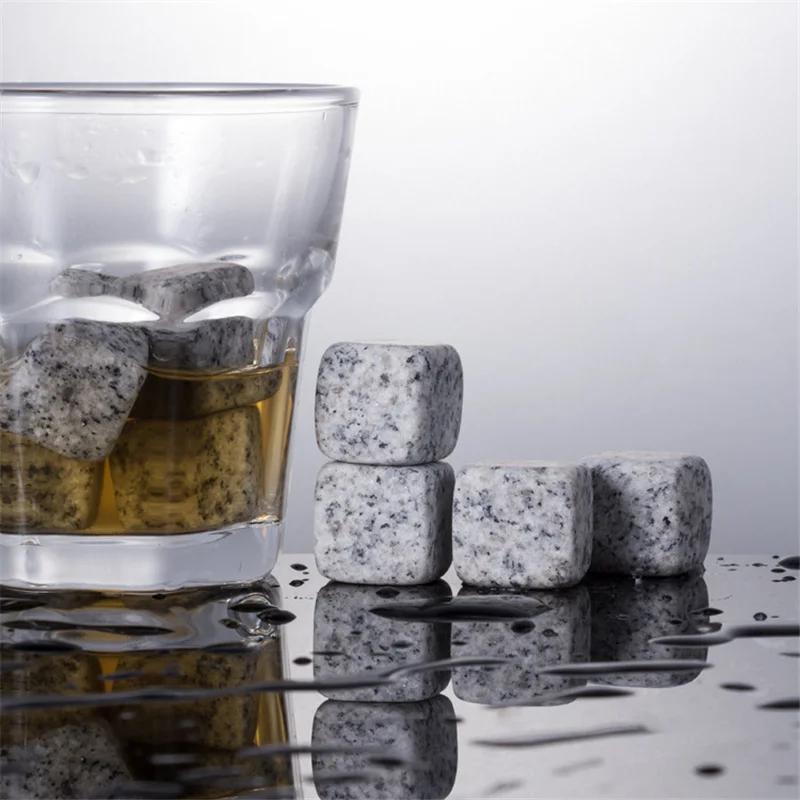 

Whisky Stones Wooden Box Set Of Ice Stone Square Ice Stone