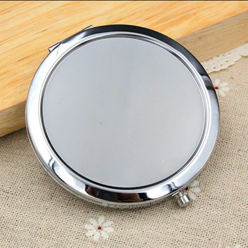 5pcs 70mm Makeup Mirrors Metal Blank Portable Compact Mirror Rose Gold/Silver/Bronze/Gold For DIY Girl's Women Cosmetic Beauty