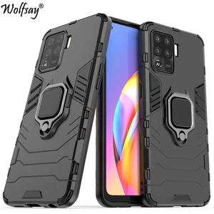 for oppo reno 5 lite case armor magnetic suction stand full cover for oppo reno5 lite case cover for oppo reno 5 lite 6 43 inch free global shipping
