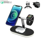 Беспроводная Магнитная док-станция 3 в 1 для iPhone 12S12Pro iWatch Airpods Pro, 15 Вт
