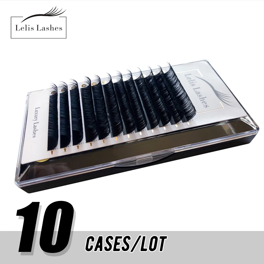 

Individual False Eyelash Extension Lashes Mink Eyelashes Fake Cilios Posticos Natural Faux Cils Eye Lash Wimpers Set 10Pcs/Lot