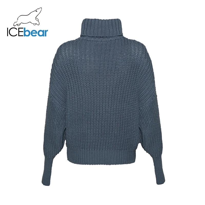 ICEbear женские свитера коллекция 2019 осенне-зимние топы свитер с высоким воротником