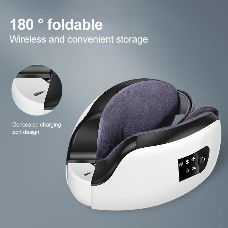 3D смарт-подушка безопасности Вибрационный массажер для глаз инструмент ухода за