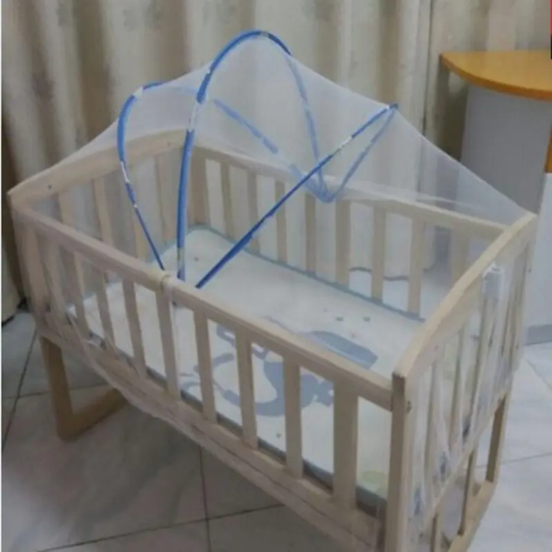 Baby Cradle Bed Mesh Mosquito Nets Foldable Summer Baby Arched Mosquitos Nets Portable Crib Netting For Infant Baby Cradle