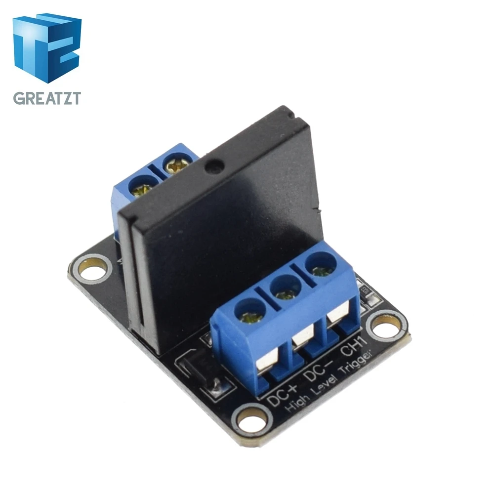 GREATZT 1 шт. 1 2 4 8 канальный 5 В DC релейный модуль твердотельный высокий уровень SSR AVR DSP G3MB-202P реле для Arduino