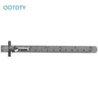 6 дюймовым линейкой, металлическая линейка 15 см Нержавеющаясталь прямолинейной обработки стекла измерительный инструмент с преобразованием 132 Mmметрических градации