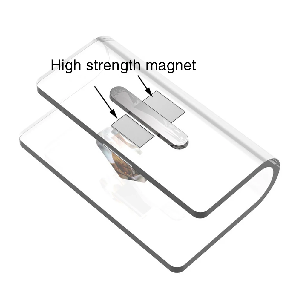 Fully Acrylic Transparent Mount Anti Slip Home Decor Bedroom Audio Stand Desktop Freestanding Magnetic For Amazon Echo Show 5 |