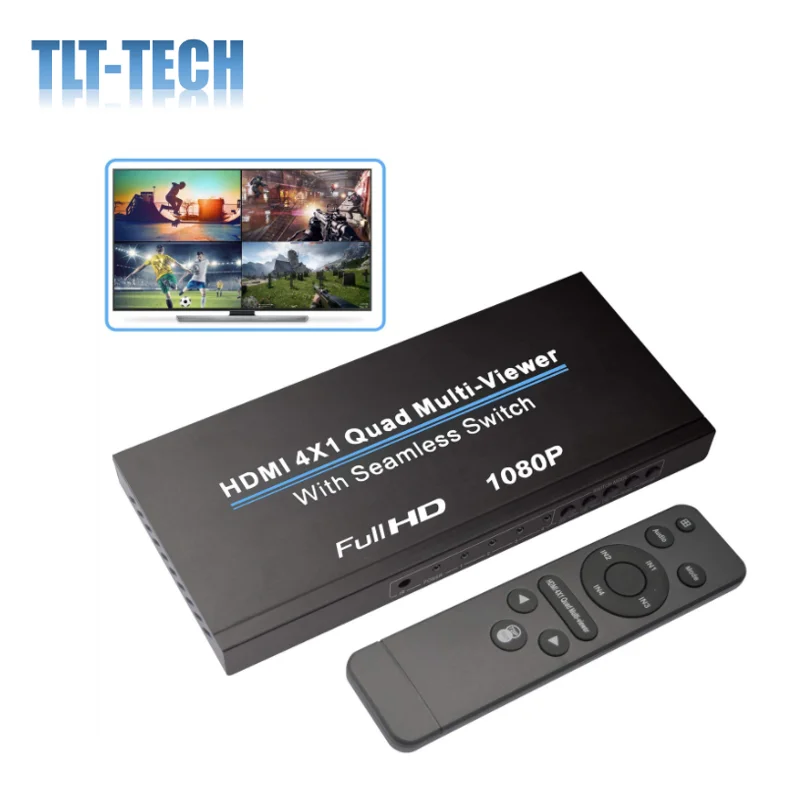 

HDMI-разветвитель 4 х1, HDMI, 1080p, ИК-управление, поддержка 3D для PS3/ПК/STB/DVD