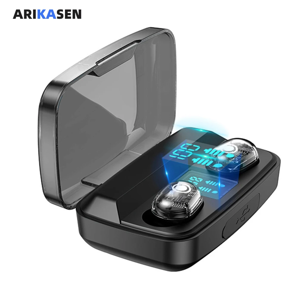 Bluetooth наушники вкладыши TWS true wireless 5 0 гарнитура беспроводные обеспечивают защиту