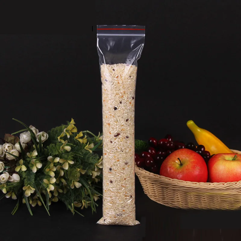 Длина Zip Lock Пластиковые пакеты Упаковка Ziplock Отверстие вентиляционного отверстия
