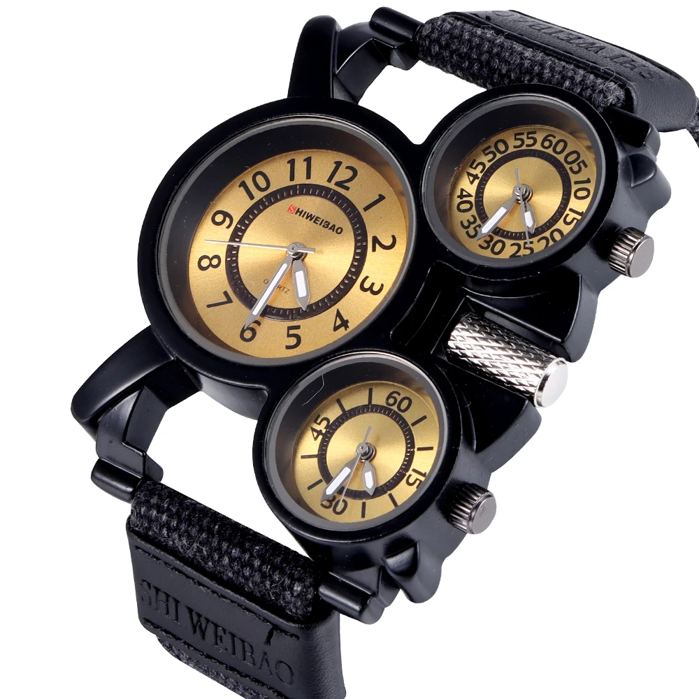 

Top Brand Luxury Fashion Men's Quartz Wristwatch Multiple Time Zone Waterproof Sport Mens Watches Relogio Masculino reloj hombre