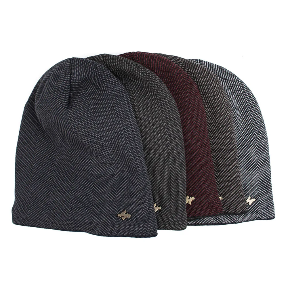 

Plus Velvet Head Cap knitted Thick Windproof Warm and Comfortable Cap for Men Winter Outdoor SWD889