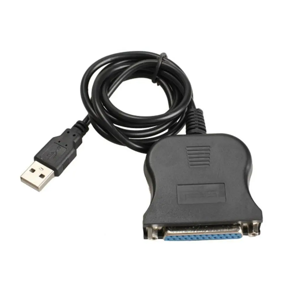 Новинка Лидер продаж USB 2 0 к параллельному IEEE 1284 25 Pin кабель адаптера для принтера