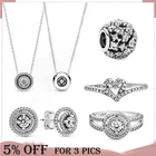 Модное блестящее ожерелье-браслет Pandora