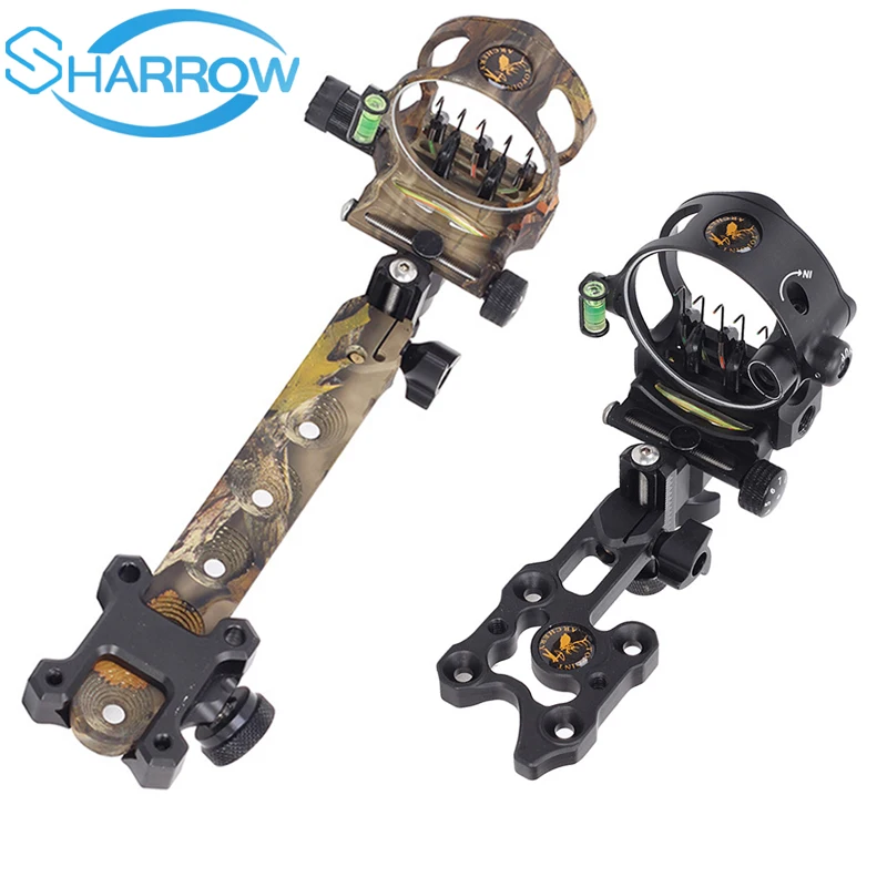 Комбинированный лук прицел 5 Pin (0 019) для стрельбы из лука микро Регулируемый