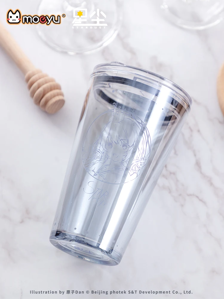 Японское аниме Vocaloid Star приблизительная бутылка для воды с соломинкой акриловая