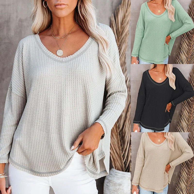 

LARCI 2021 Autumn and Winter Women 's Sweater Casual Fashionable Batwing Sleeve Loose Top