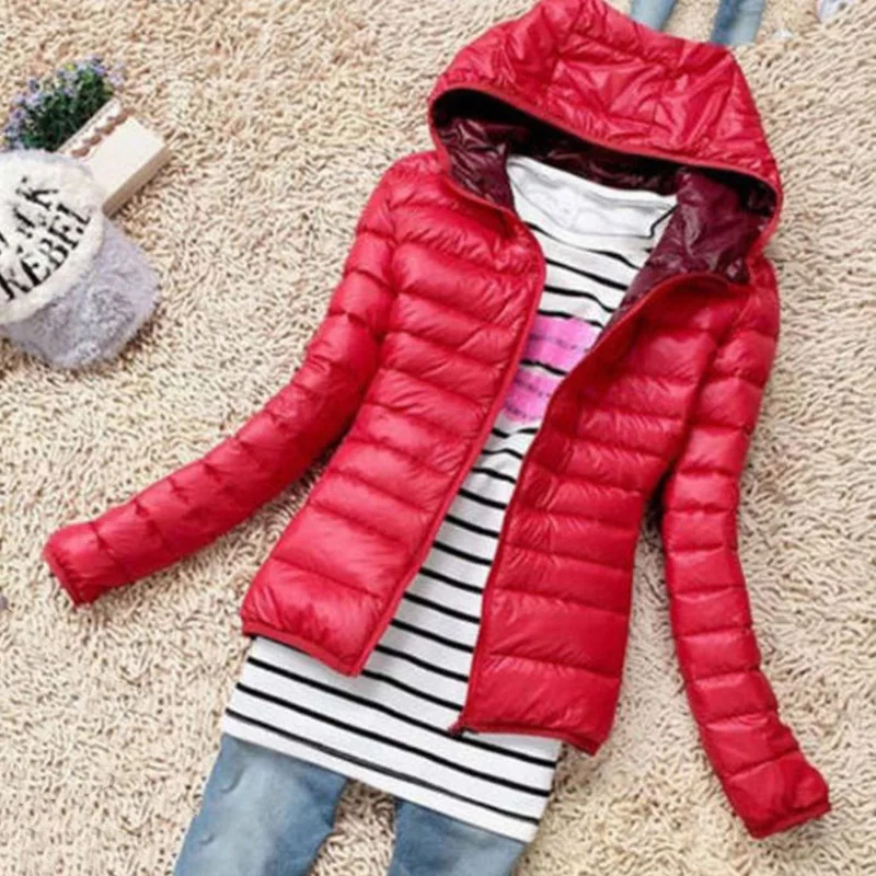 Женская куртка с капюшоном короткая Хлопковая женская парка на молнии