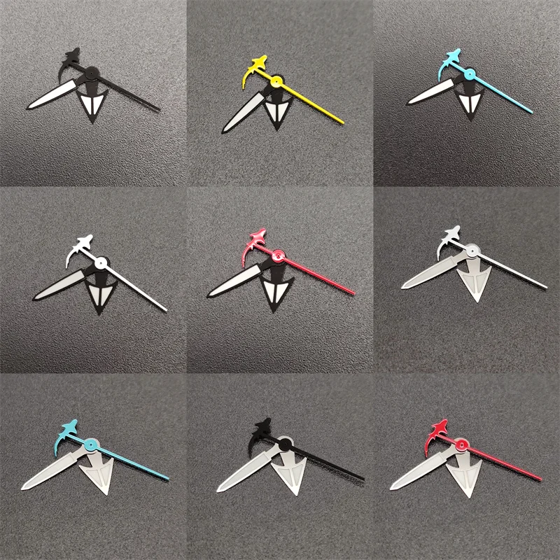 

NH35 Abalone Watch Hands C3 Strong Green Luminous Pointer for NH35 NH36 4R36 Automatic Movement Modified Watch Hands Needle