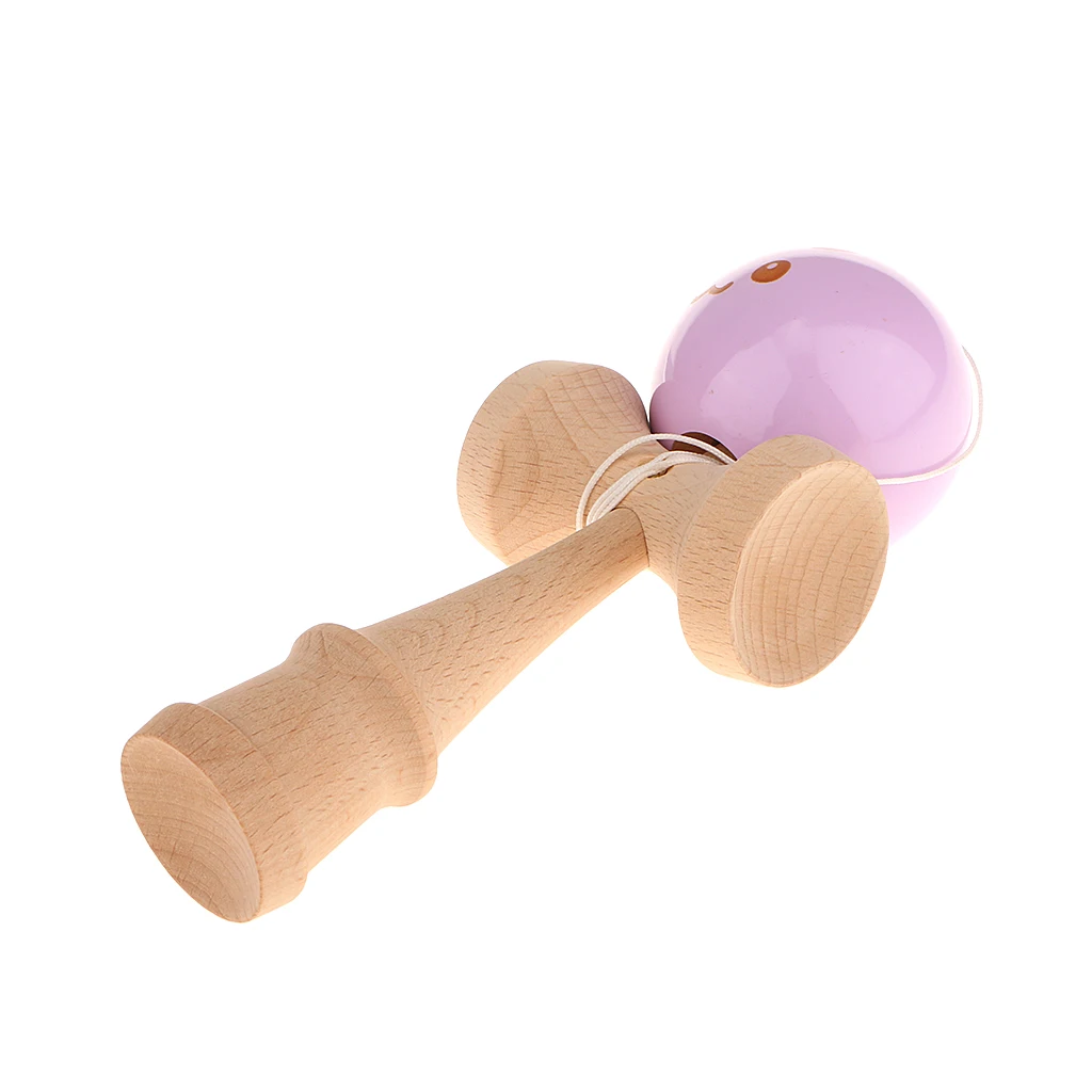 Шар Kendama милый ребенок лицо узор конкурентоспособная классическая игрушка для