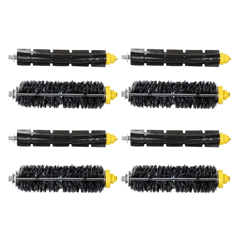 

Replacement Bristle and Flexible Beater Brush for IRobot ROOMBA 600 Series 680 660 655 651 650 Vacuum Accessory(4 Set)