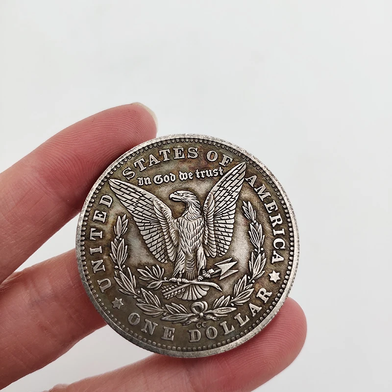 

American Morgan Wanderer Coin 1938 Medusa Beautiful Woman And Snake Commemorative Coins Collection Crafts Home Decoration Gifts