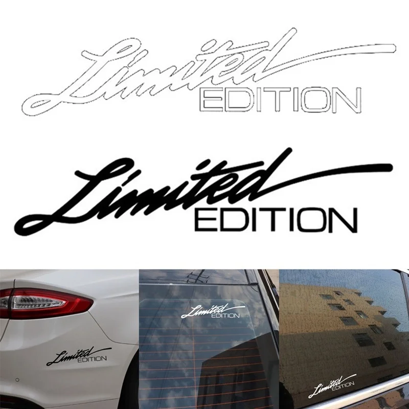 

Автомобильная Наклейка 3D 16 см * 3,8 см, ограниченная серия, креативная виниловая наклейка, забавная наклейка из углеродного волокна s на автом...