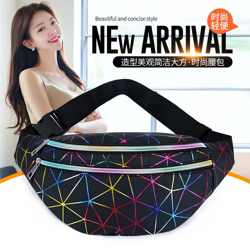 

New Waist Bag Female Bow Student Mobile Phone Zero Wallet Messenger Bag Fashion Leisure Cashier Bag Street Travel Shoulder Bag