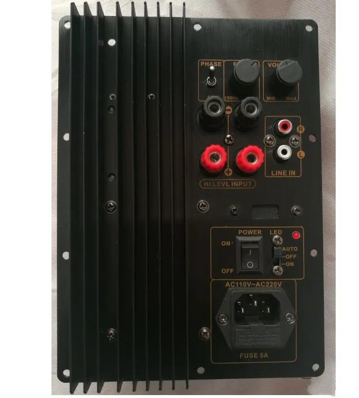 110V ~ 220V 150W subwoofer digital power amplifier board active power amplifier board pure bass TDA8950 two channels