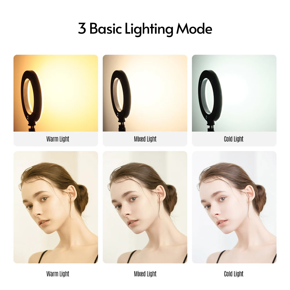 10 &quotRGB кольцевой светильник СВЕТОДИОДНЫЙ Красочный заполняющий для прямой