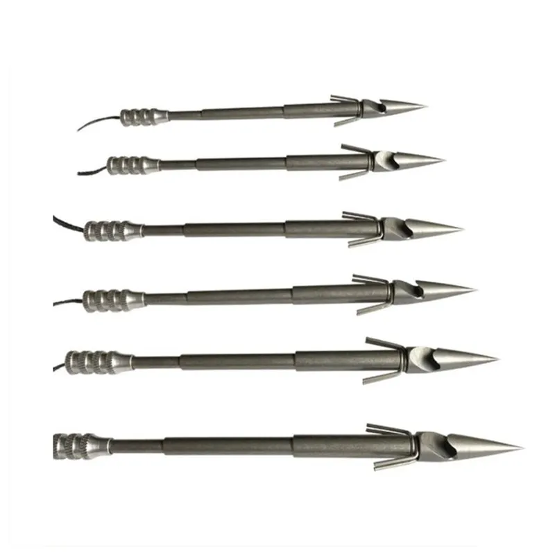 

5pcs Dart Fishing Reel Slingshot Dart Arrow Head Entry Water Smoother Fish Dart Hunting Shooting Fishing Lanyard Tool