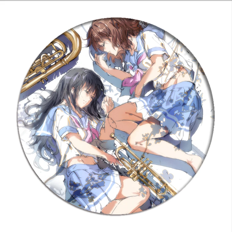 Hibike! Euphonium Значки для косплея Oumae Kumiko коллекция значков сумок Kousaka Reina бюстгальтер