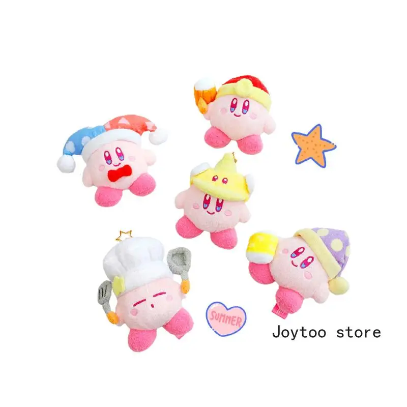 

10 см милый плюшевый кулон из мультфильма «Дисней» высокого качества плюшевый Кирби украшения для сумок прекрасный брелок Ragdoll Рождественск...