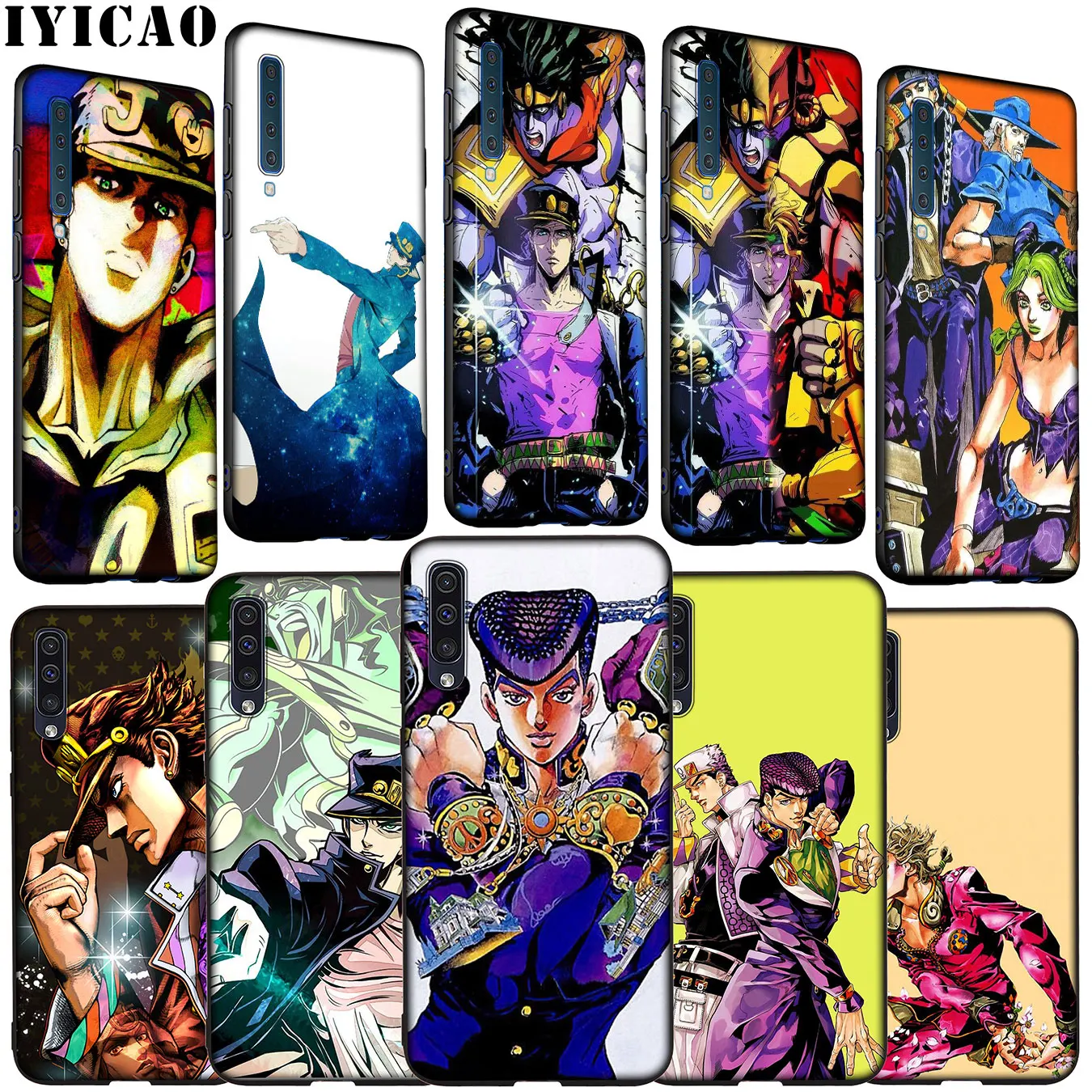 Мягкий силиконовый чехол IYICAO JoJo для Samsung Galaxy A70 A60 A50 A40 A30 A20 A10 M10 M20 M30 M40 A20E |