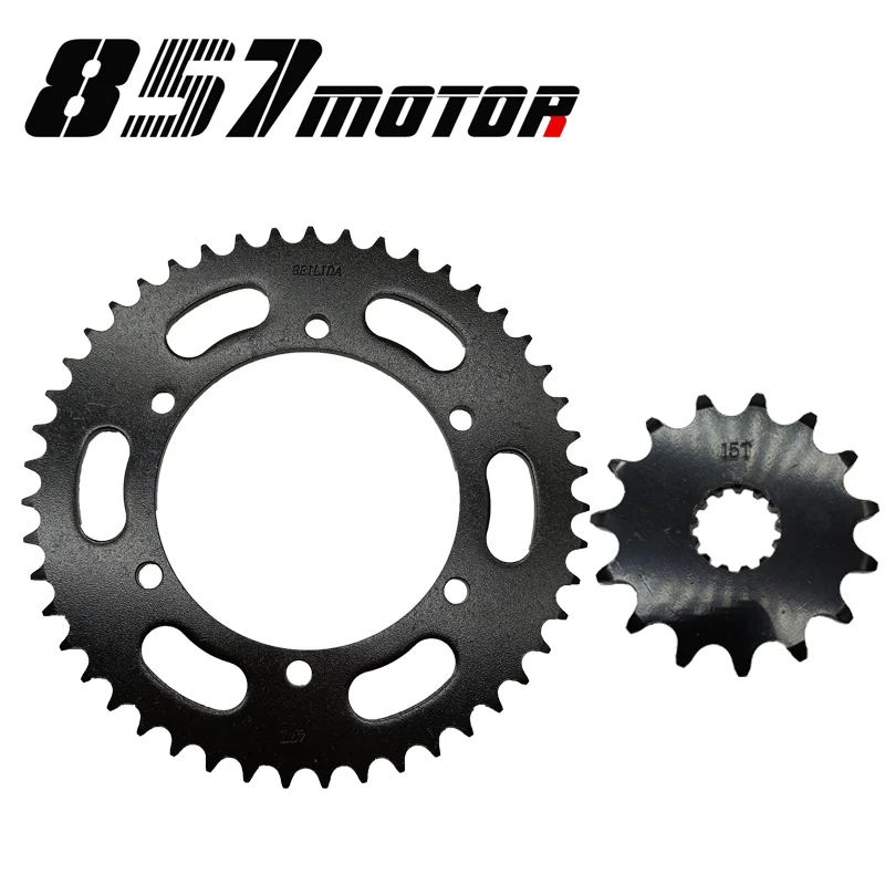Передняя и задняя цепная Звездочка зубчатое колесо комплект для Yamaha FZ400 FZ 400