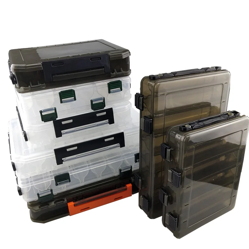 Коробка для рыболовных приманок двухсторонняя пластиковая коробка хранения