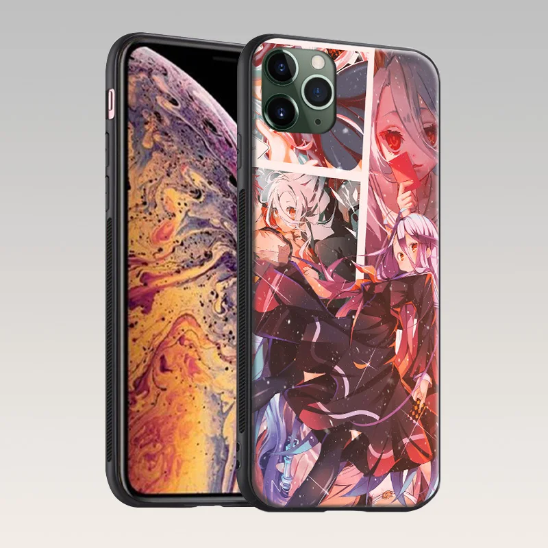Shiro мягкий силиконовый чехол для телефона с аниме No Game Life iPhone 6 6s 7 8 Plus X XR XS 11 Pro Max |