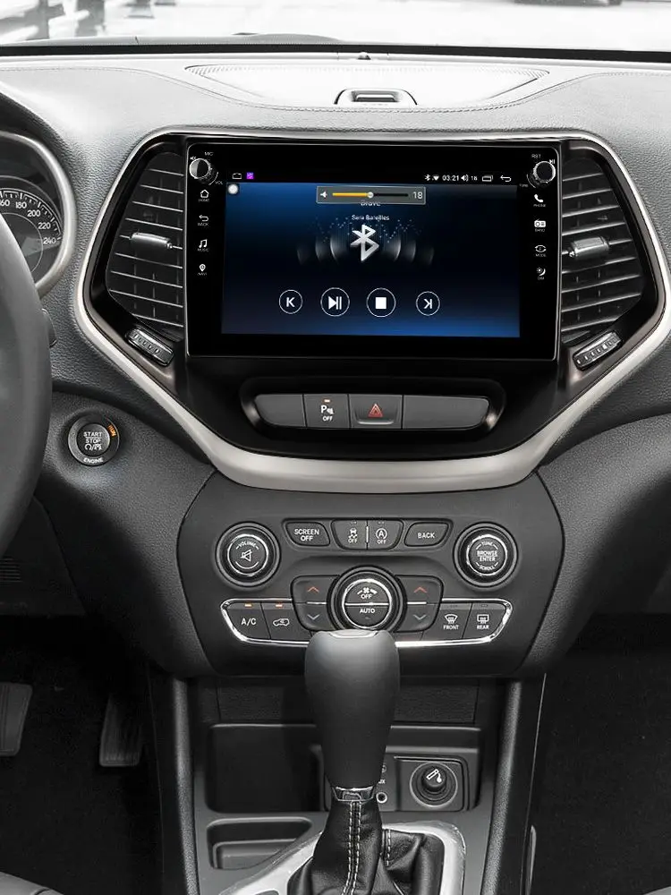 

9 Inch Android 10.0 Car Multimedia Player Android Auto GPS Navigation With Carplay DSP Car Systems For Jeep Cherokee 2014+