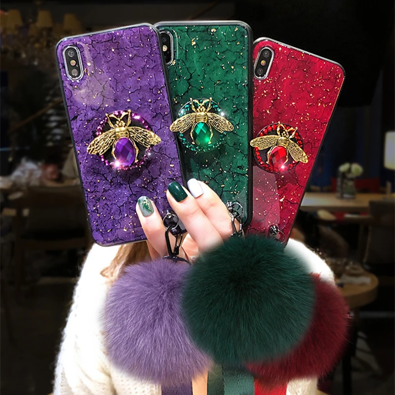 Мраморный чехол для телефона Samsung S20 S10 S9 S8 Plus Note 10 9 A90 A70 A50 A10S A20S M30 Золотая фольга -