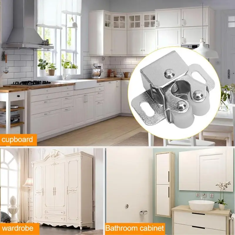 Стопор двери шкафа Стабильный Прочный плотный фитинг встроенный пружинный ящик