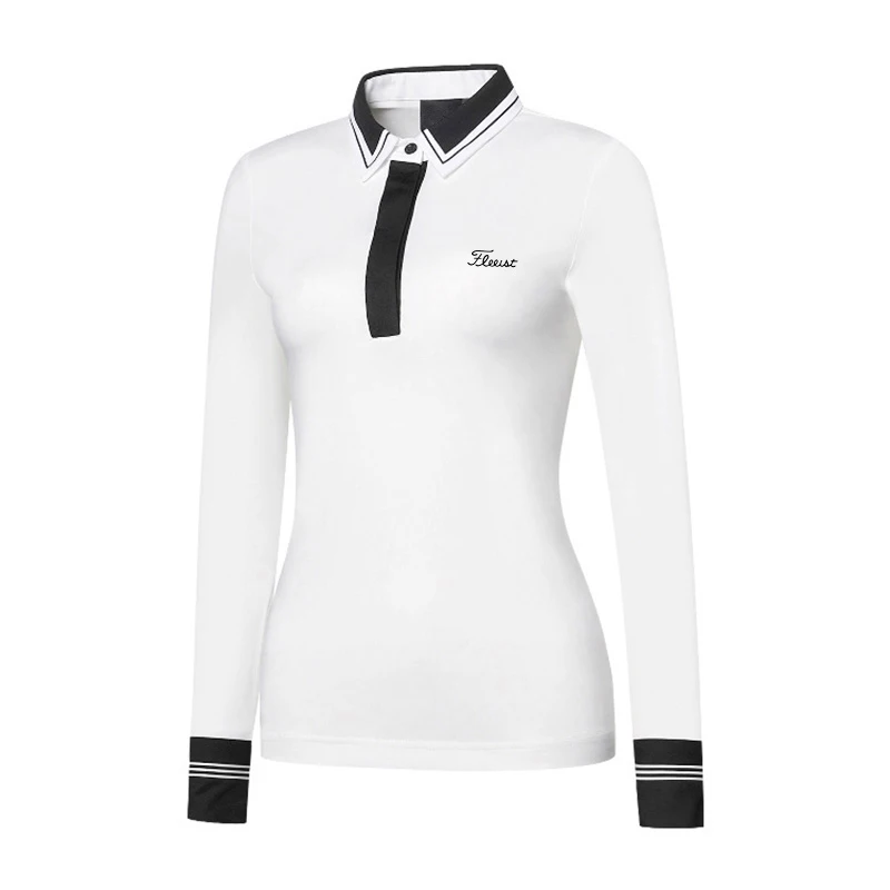

2021 Fall Women Golf Long Sleeve Quick Dry Slim Casual Breathable Golf Top